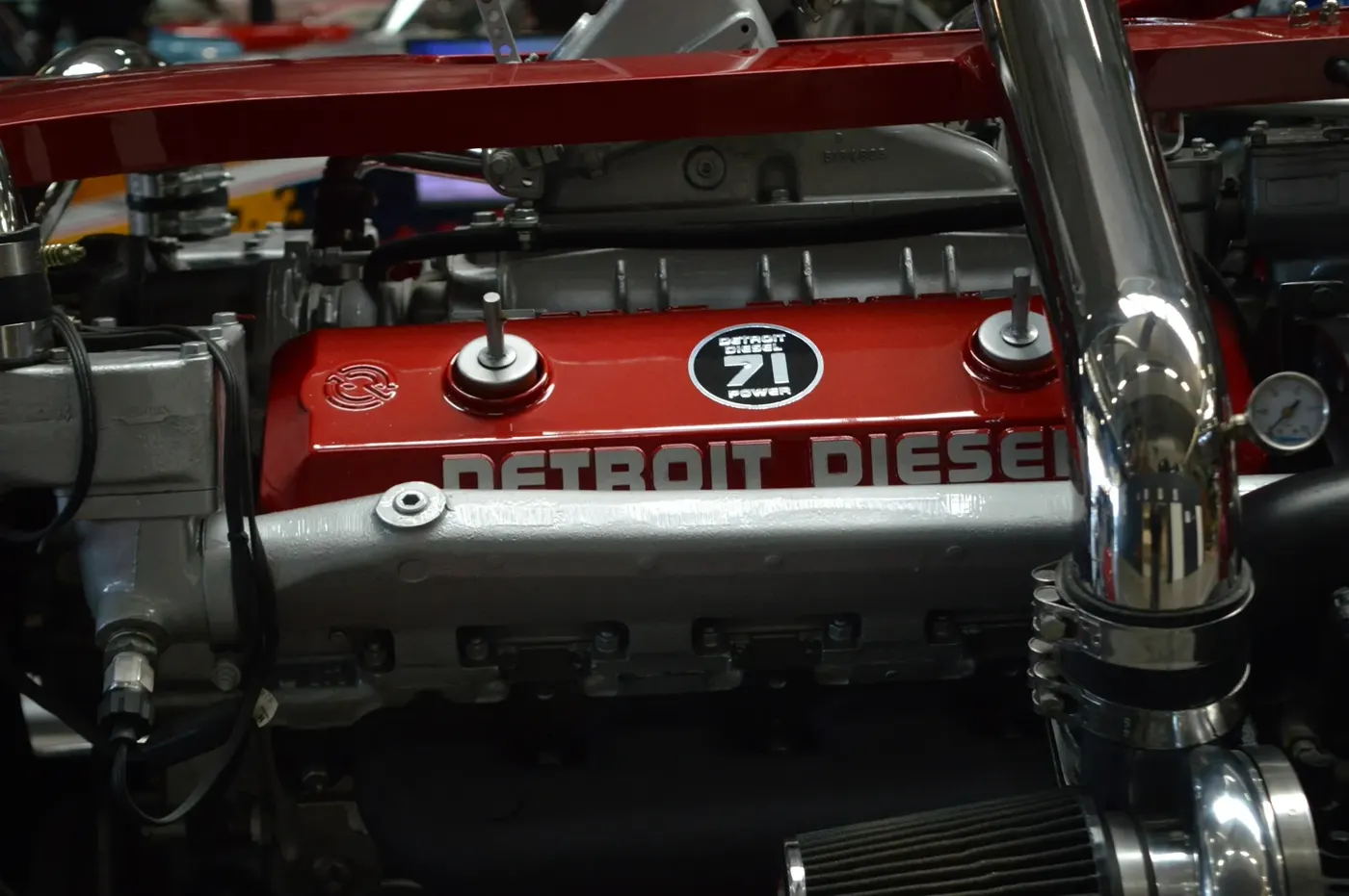 Diesel engine mechanical components during overhaul