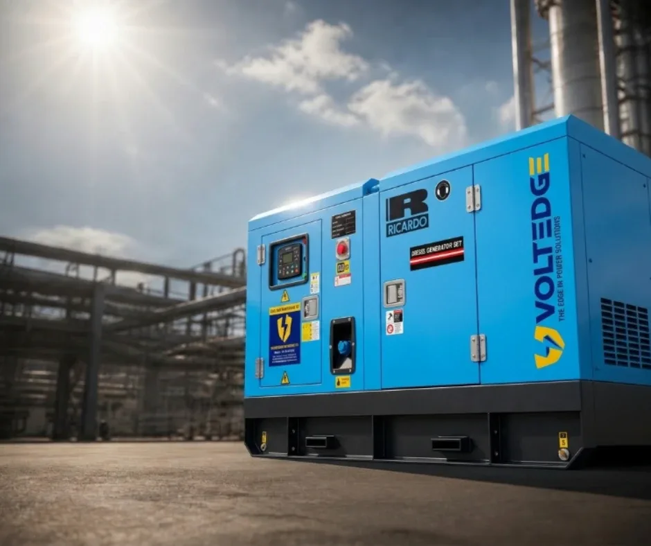 60 kVA Ricardo soundproof canopy diesel generator